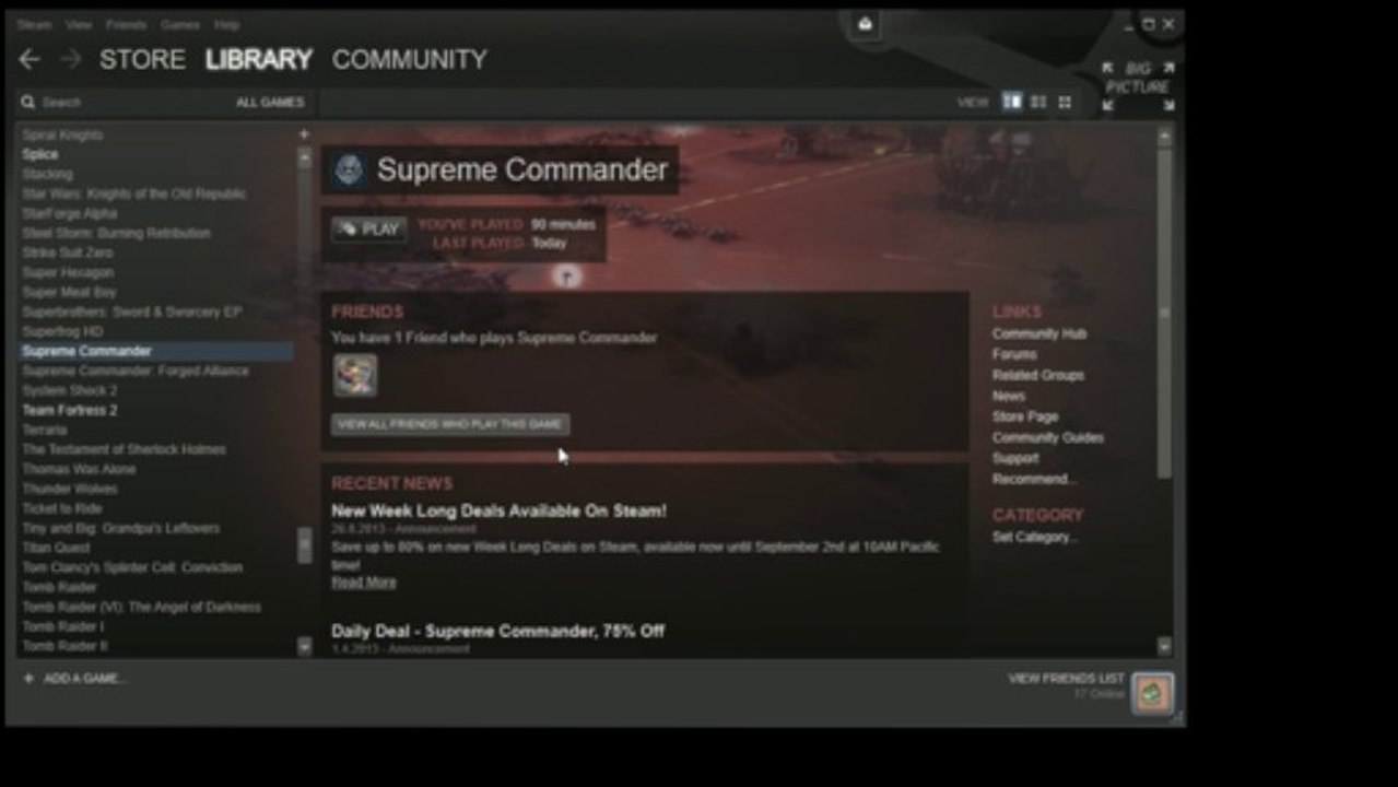 Supreme Commander Crashes on launch - Steam - Windows 7