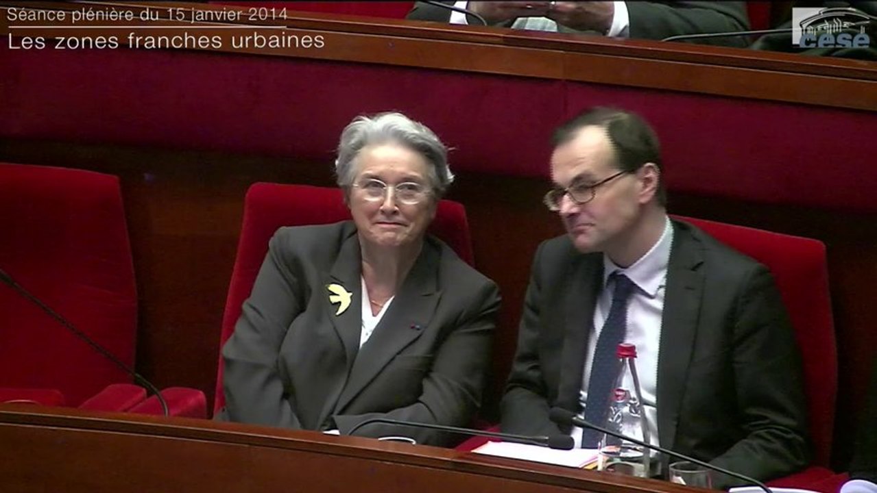 15 janvier 2014 : Les zones franches urbaines - cese