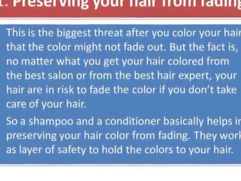 Best conditioner and shampoo for color treated hair