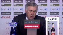 Ancelotti cieszy się z wygranej z Osasuną