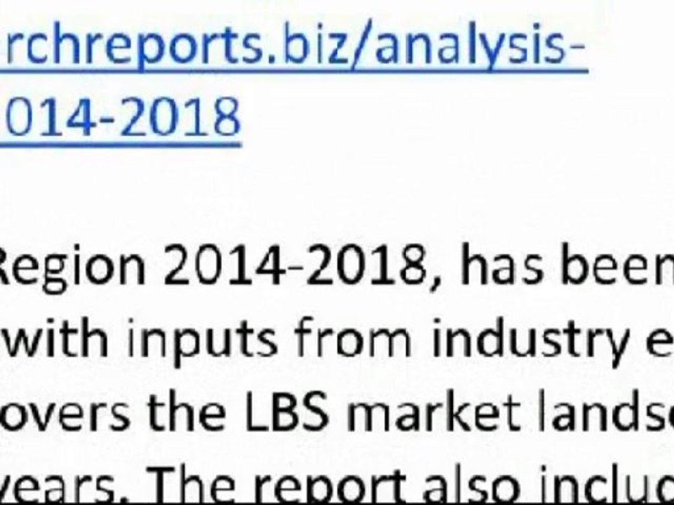 LBS Market in APAC 2014-2018