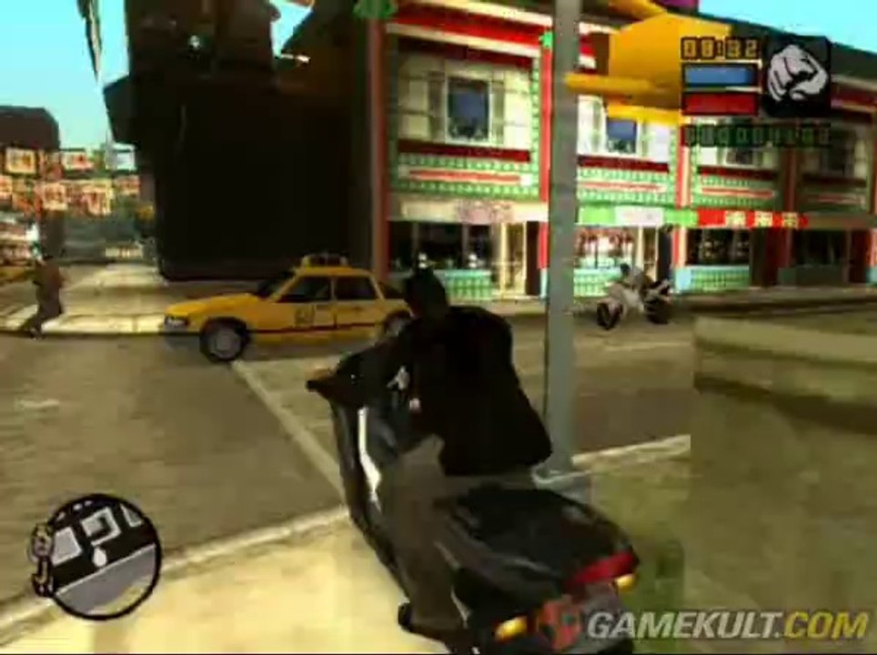 Grand Theft Auto : Liberty City Stories - A moto dans Liberty City