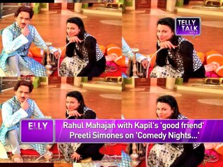 Comdey Nights with Kapil - Kapil's 'good friend' Preeti Simones on the set with Kapil Sharma