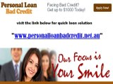 Personal Loan Bad Credit- Loans For Personal Purposes Without Credit Check