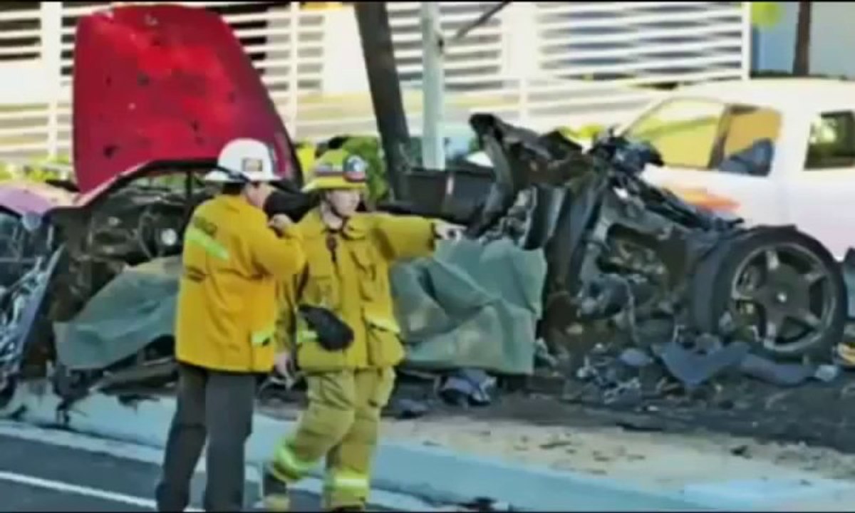 Paul Walker'in Kaza Anı Görüntüleri
