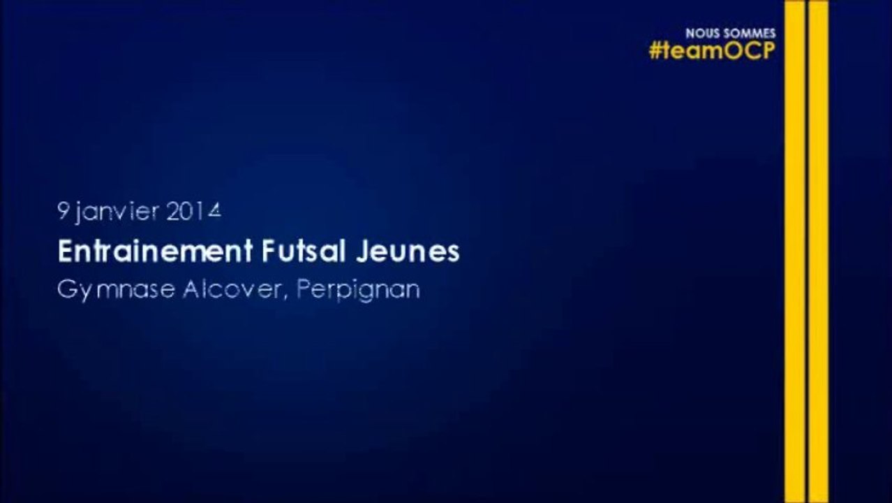 Futsal Jeunes : 1er entrainement U11
