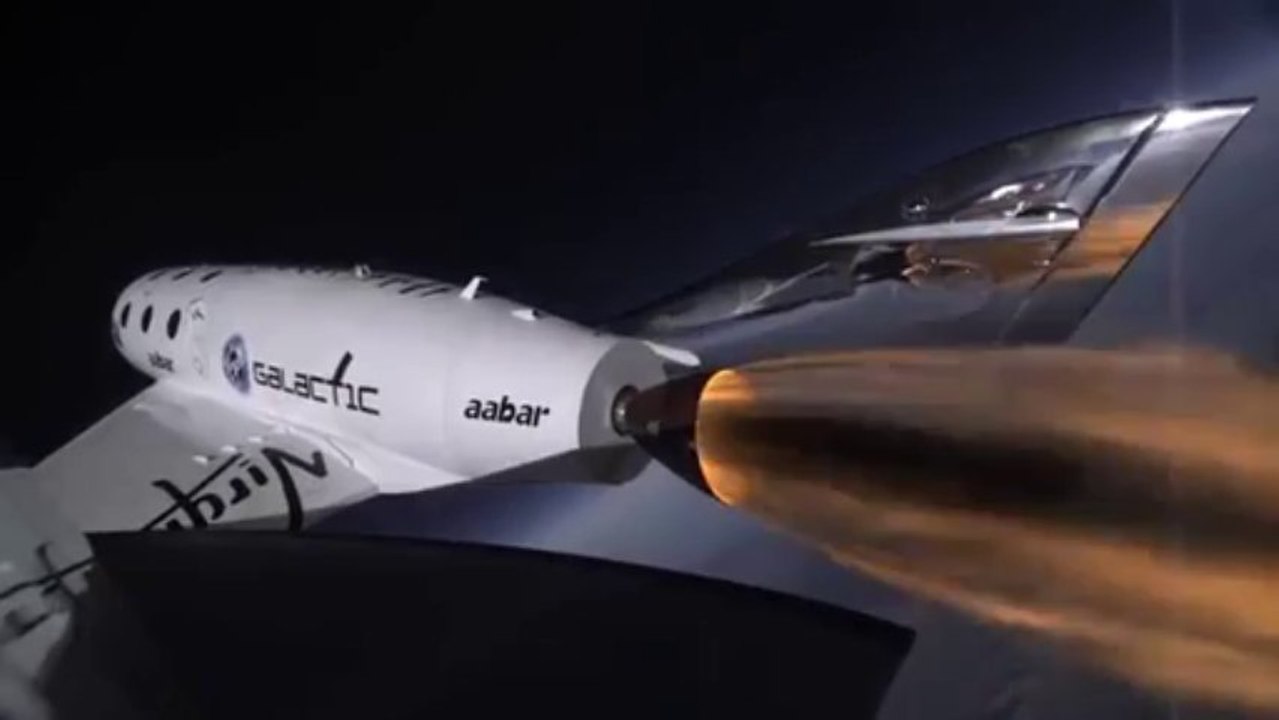 Vol d'essai  Virgin space