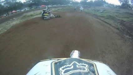 Motocross CRASH Over Dirt Jump