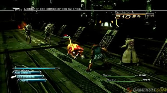 Final Fantasy XIII - Premiers combats