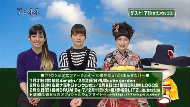 sakusaku.14.01.16 (2)　サクサクは鼻ホジっていい番組ではない..　7!!（セブンウップス）登場