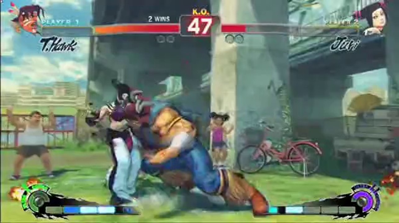 Super Street Fighter IV - Juri vs T.Hawk