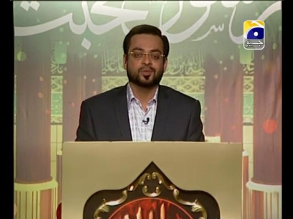 Rasool Ki Muhabbat by Dr @AamirLiaquat Husain 13-1-2014 rabi ul awal Program on GeoTv Ep 6