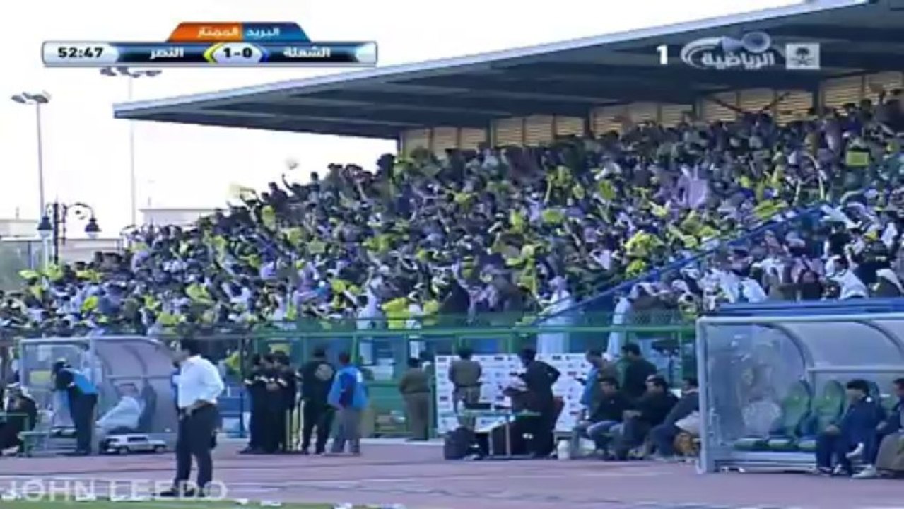 هدف #النصر الأول على #الشعله #دوري #جميل الجولة 18
