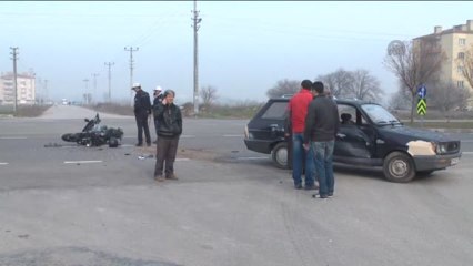 Balıkesir'de Trafik Kazası; 1 Yaralı