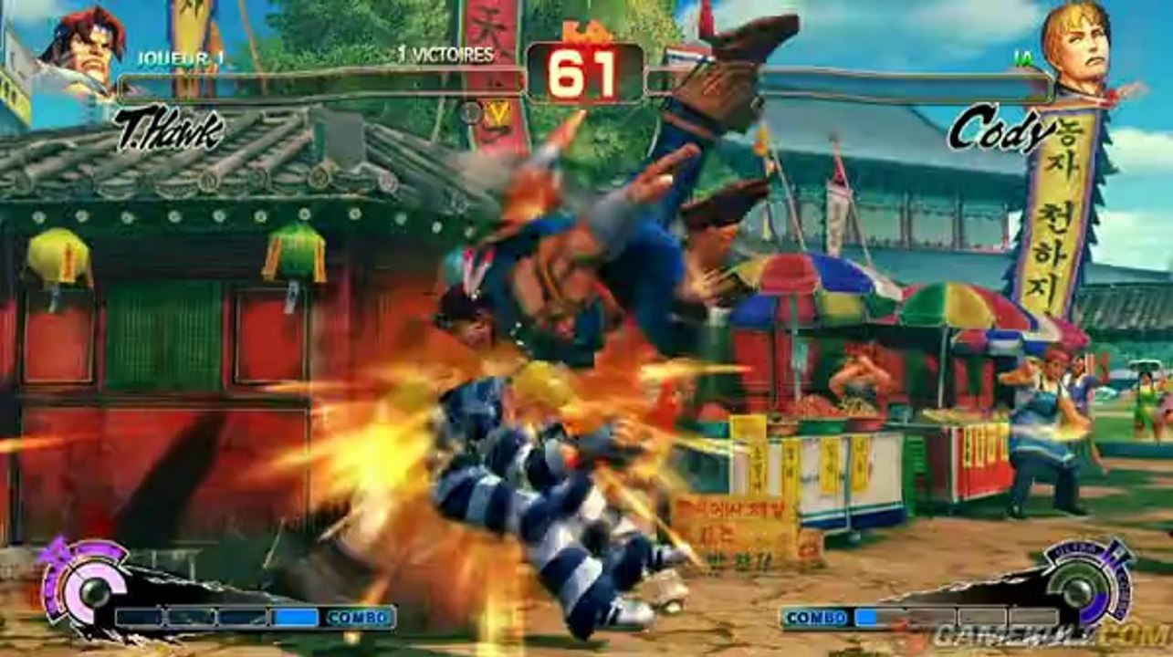 Super Street Fighter IV - Cody contre Joe l'indien