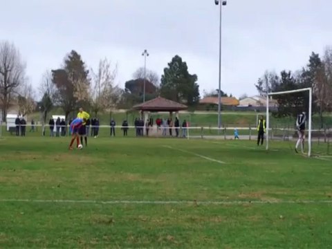 Séance tirs aux buts coupe du Sauternais contre Pondaurat