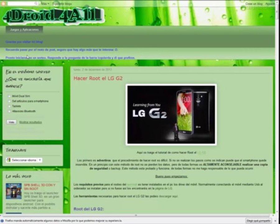 Root LG G2