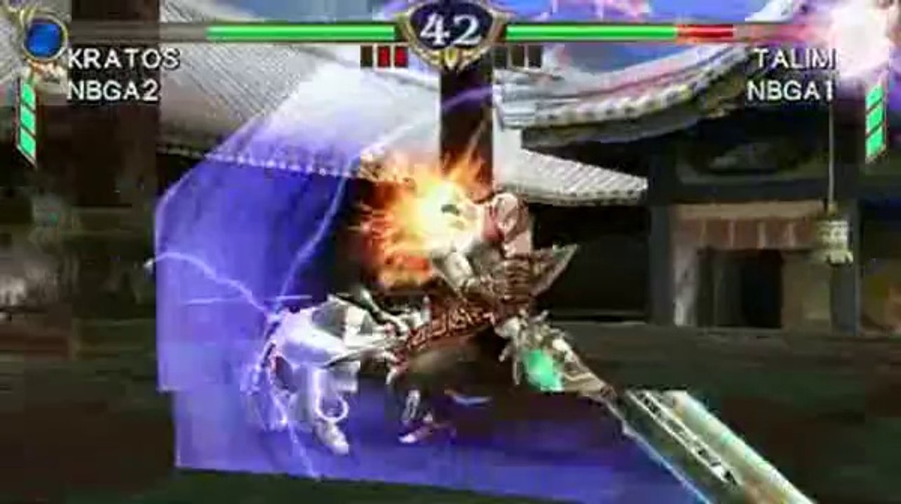 SoulCalibur : Broken Destiny - Kratos vs Talim