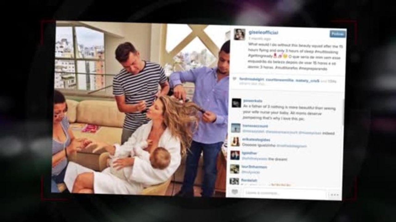 Gisele Bundchen Doesn't Own a Hair Brush (Owns...