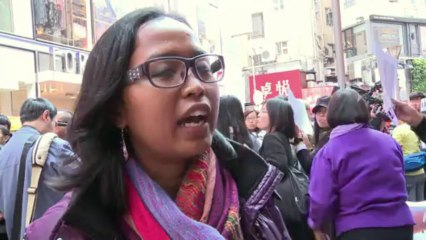 Hong Kong: indignation pour une employée indonésienne maltraitée