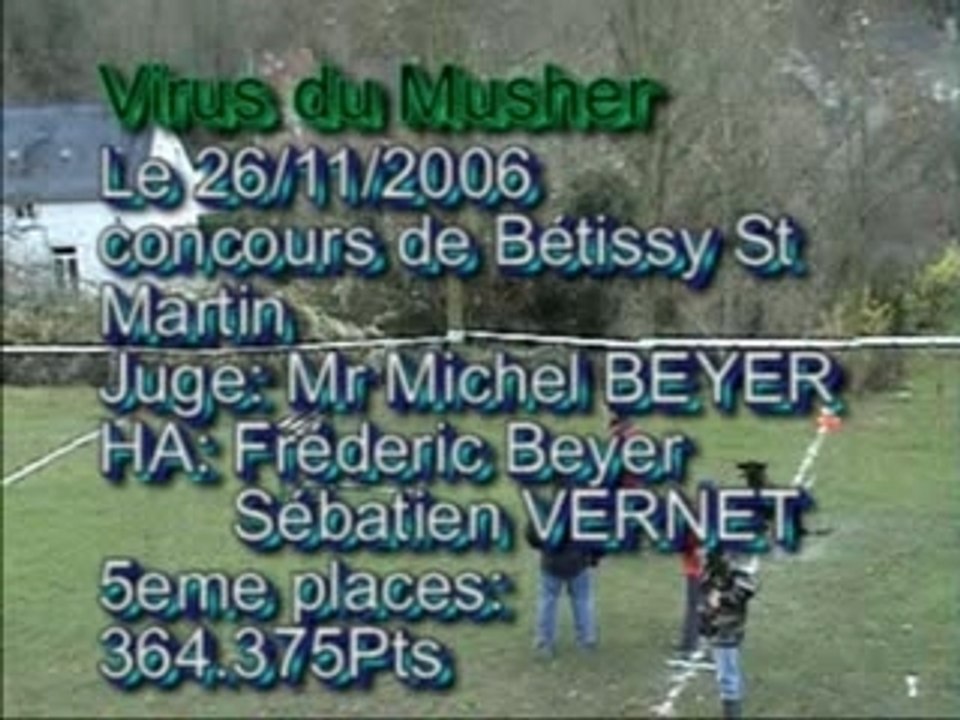 virus concours de Bétissy 364.375pts