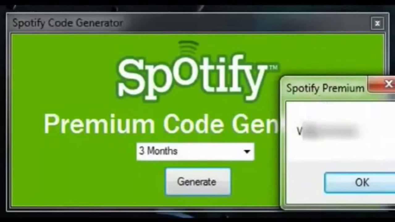 Spotify Premium Code Generator  January 2014 Updated