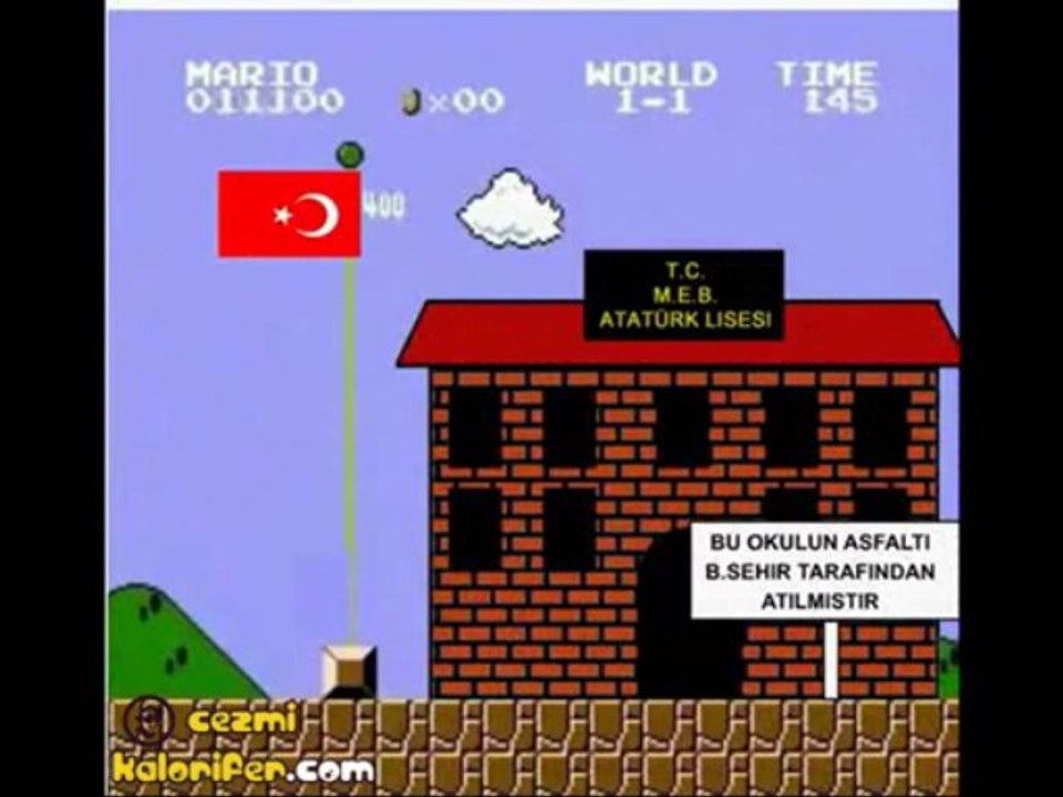 Super Mario Okul Yolunda!