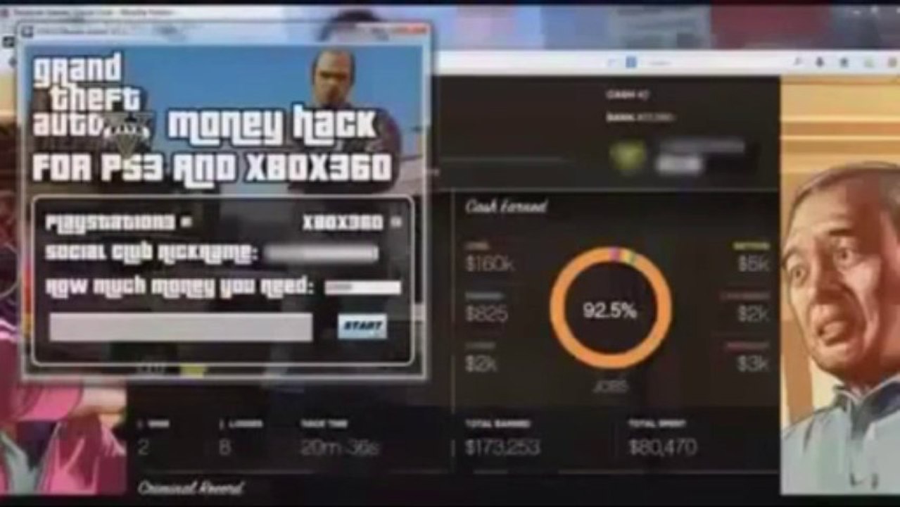 Gta 5 Online Money Hack ps3 - xbox 2014.....