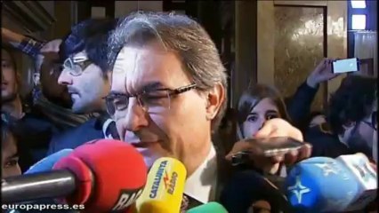 Mas celebra la "amplia y sólida" mayoría en el Parlament