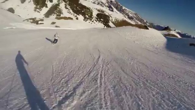 GoPro Hero 3 + : Saint-Lary-Soulan - Janvier 2014 - Get Up de Chinese Man.