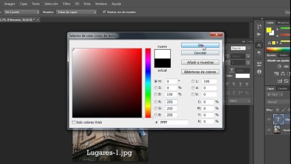 Numeración automática sobreimpresa en fotos - Tutorial Photoshop