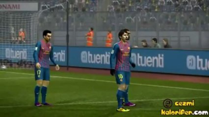 Pes 2012 - Messi Moonwalk Yapıyor