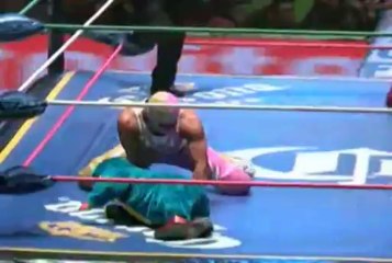 Máscara Dorada, Mistico, Valiente vs Dragón Rojo Jr., Mr. Niebla, Pólvora