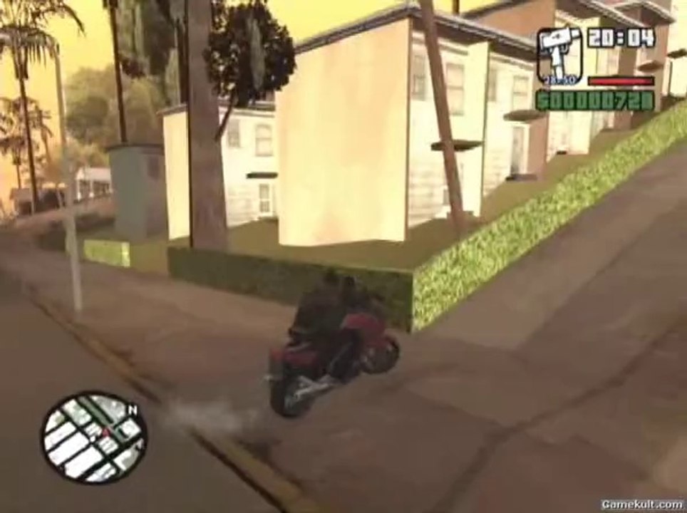 Grand Theft Auto : San Andreas - Poursuite à moto - Vidéo Dailymotion