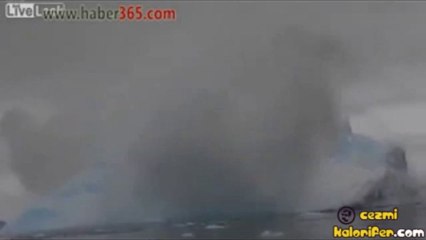 Dev Buzul Parçasının Çöküş Anı