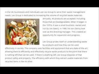 Saving the Landfills with Leo Group