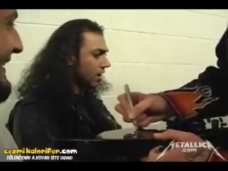 James Hetfield'in Gitarını Iraklı Metal Grubunun Solistine Hediye Etmesi