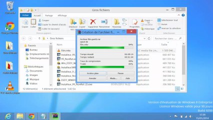 Tuto vidéo Winrar : comment découper un gros fichier (archive fractionnée)