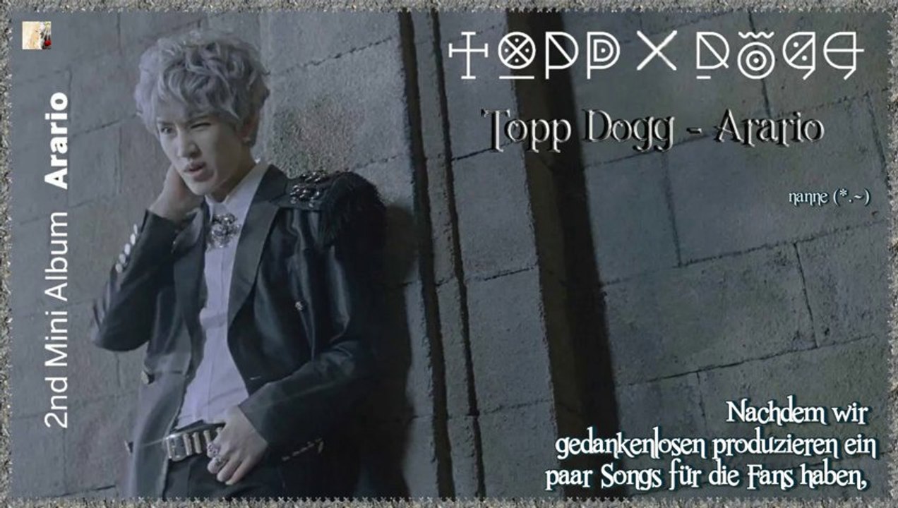 Topp Dogg - Arario k-pop [german sub]