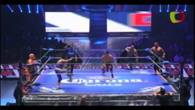 Fuego, Rey Cometa, Stuka Jr. vs Ishii, Namajague, Shigeo Okumura