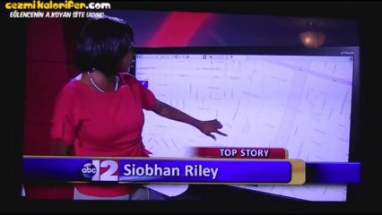 Canlı Yayında Tuhaf Bişi Resmeden Spiker