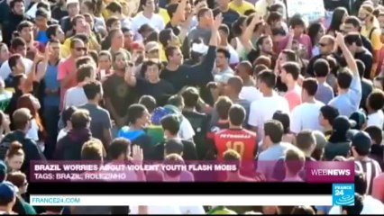 WEB NEWS - Brazil worries about violent youth flashmobs
