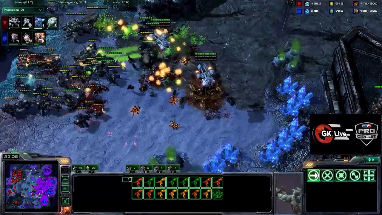 StarCraft II : Wings of Liberty - Spring Arena 1 DRG Vs MKP Game 1