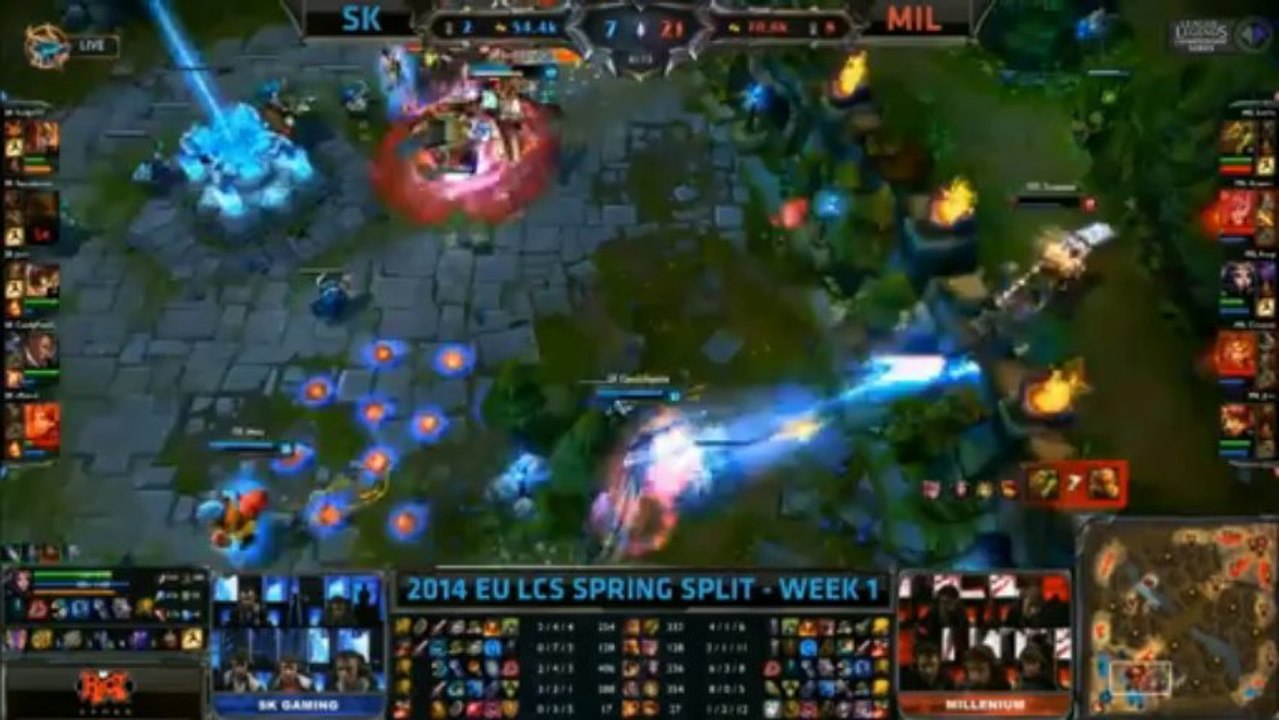 SK vs Millenium LCS Super Week Day 1