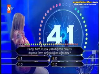 Alfabeyi Unutan Öğretmen - Kim Milyoner Olmak İster