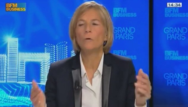 Marielle de Sarnez, l'Invitée Politique de Grand Paris sur BFM Business - 110114 - 2