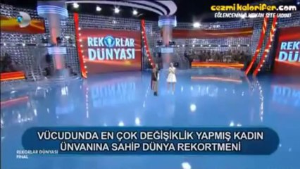 Vücudunda En Çok Değişiklik Yapan Kadın Türkiye'de