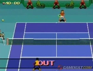 Jimmy Connors Pro Tennis Tour - Jeu blanc sur surface rapide