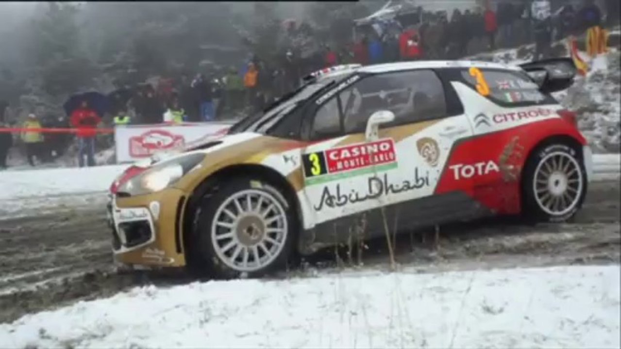 WRC, Monte-Carlo - Bouffier leader, Kubica troisième