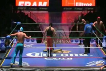 Ángel de Oro, La Máscara, Máximo vs Dragón Rojo Jr., Ephesto, Mephisto